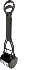 Four Paws Allen's Spring Action Dog Scooper For Grass Standard Black