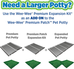 Four Paws Wee-Wee Premium Patch Indoor and Outdoor Pet Potty for Dogs l Dog Potty Training l Artificial Grass l Wee-Wee Patch