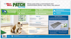 Four Paws Wee-Wee Premium Patch Indoor and Outdoor Pet Potty for Dogs l Dog Potty Training l Artificial Grass l Wee-Wee Patch