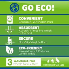 Four Paws Wee-Wee Premium Patch Reusable Pee Pad for Dogs