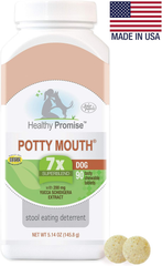 Four Paws Healthy Promise Potty Mouth Tablets - Coprophagia Stool Eating Deterrent for Dogs 90 count