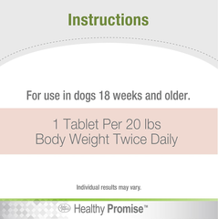 Four Paws Healthy Promise Potty Mouth Tablets - Coprophagia Stool Eating Deterrent for Dogs 90 count