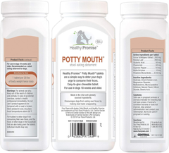 Four Paws Healthy Promise Potty Mouth Tablets - Coprophagia Stool Eating Deterrent for Dogs 90 count