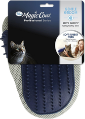 Four Paws Magic Coat Professional Series Love Glove Silicone Cat Grooming Mitt, Deshedding & Dematting