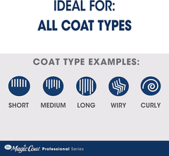 Four Paws Magic Coat Professional Series Love Glove Silicone Cat Grooming Mitt, Deshedding & Dematting