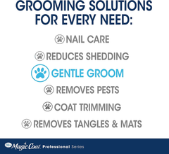 Four Paws Magic Coat Professional Series Love Glove Silicone Cat Grooming Mitt, Deshedding & Dematting