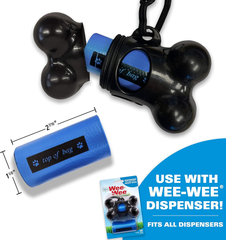 Four Paws Wee-Wee Outdoor Dog Waste Bag Dispenser with Heavy Duty Waste 30 count Bag