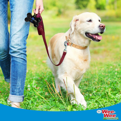 Four Paws Wee-Wee Outdoor Dog Waste Bag Dispenser with Heavy Duty Waste 30 count Bag