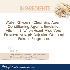 Four Paws Magic Coat Professional Series Nourishing Oatmeal Cat and Dog Grooming Wipes - Fresh Peach Scent