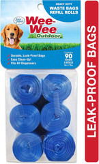 Four Paws Wee-Wee Outdoor Heavy Duty Dog Waste Bags Refill Rolls