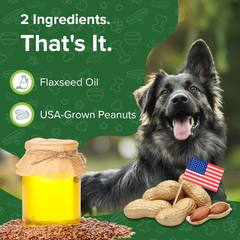 All-Natural Pawnut Butter for Dogs | Made in USA | Peanut & Flaxseed Blend