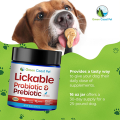 Lickable Actives Probiotic & Prebiotic Supplement for Dogs