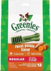 Greenies Regular Natural Dog Dental Treats, Sweet Potato Flavor
