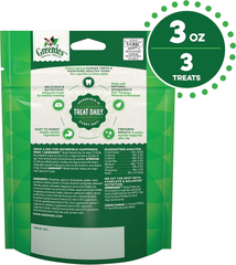 Greenies Regular Natural Dental Care Dog Treats Fresh Flavor