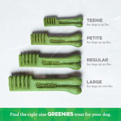Greenies Original Teenie Natural Dental Care Dog Treats