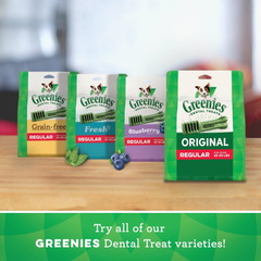 Greenies Original Regular Natural Dental Care Dog Treats