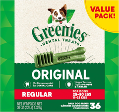 Greenies Original Regular Natural Dental Care Dog Treats