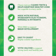 Greenies Puppy 6+ Months Regular Natural Dog Dental Care Dog Treats