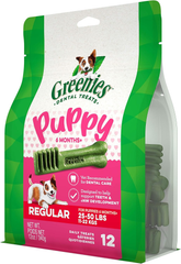 Greenies Puppy 6+ Months Regular Natural Dog Dental Care Dog Treats