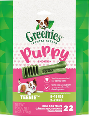 Greenies Puppy Teenie Size Natural Dental Dog Treats