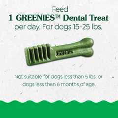 Greenies Puppy Petite Size Natural Dental Dog Treats