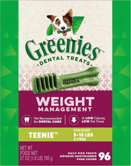 GREENIES Weight Management TEENIE Dental Dog Chews