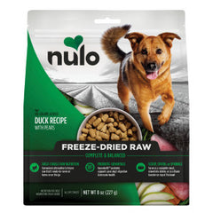 Nulo Freeze-Dried Raw Duck Recipe with Pears Complete and Balanced Dry Dog Food Kibble