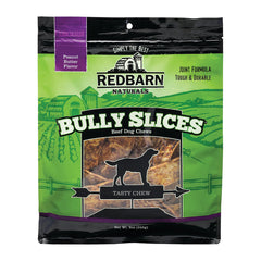 Redbarn Bully Slices for Dogs, Highly Palatable, Long-Lasting Natural Dental Treats with Functional Ingredients - Peanut Butter