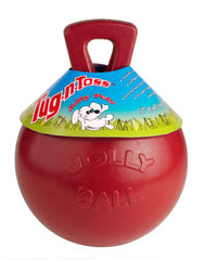 Jolly Pets Tug-n-Toss Heavy Duty Dog Toy Ball with Handle