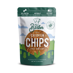 Beg & Barker Chicken Chips for Dogs - Single Ingredient Dog Treats Made for Small and Large Dogs Protein Human Grade Dog Treats Made from Real Meat Chicken, Made in USA