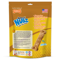 Nylabone Natural Nubz Dog Treats, Allergen-Free Peanut Butter