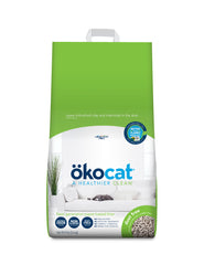 ökocat Dust Free Non-Clumping Paper Pellt Cat Litter, Unscented, 8 pounds - Natural Ingredients, Controls Odor, Dust Free, Great for Homes with Allergies, Postsurgical Needs