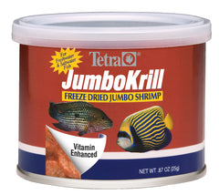 Tetra JumboKrill Freeze-Dried Jumbo Shrimp, Natural Shrimp Treat For aquarium Fish, red (16198) : Pet Food : Pet Supplies