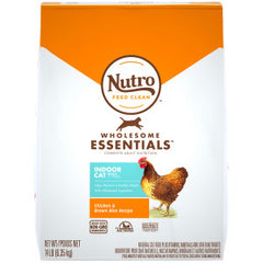 Nutro Wholesome Essentials Indoor Dry Cat Food, Chicken & Brown Rice Recipe