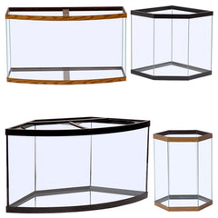 Marineland Perfecto Manufacturing APF10560 Column Aquarium Tank, 56-Gallon, Black