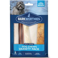 Barkworthies Variety Pack - Protein-Rich, All-Natural, Easily Digestible, Rawhide Alternative, Promotes Dental Health