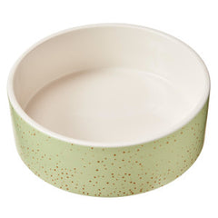 SPOT Speckled Stoneware- Round Ceramic Food/Water Bowl for Pets, Dishwasher Safe, Ideal for Small Dogs, Cats, Reptiles, Large Birds