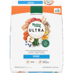 Nutro Ultra High Protein Dry Puppy Food, Trio of Proteins from Chicken, Lamb and Salmon