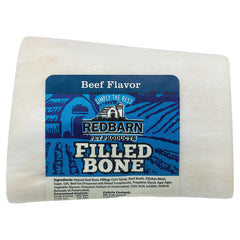 Redbarn Filled Dog Bones, Natural Long-Lasting Dental Treats; Suitable for Aggressive Chewers(Beef)