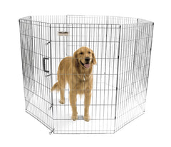 Precision Pet Products Exercise Pen Silver