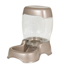 Petmate Pet Cafe Feeder Dog and Cat Feeder Pearl Tan, Made in USA