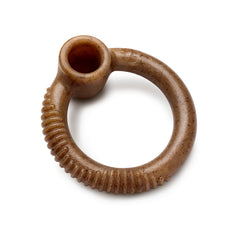 Benebone Ring Durable Dog Chew Toy for Aggressive Chewers, Real Bacon, Made in USA