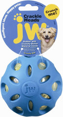 JW Pet Crackle Heads Ball Dog Toy