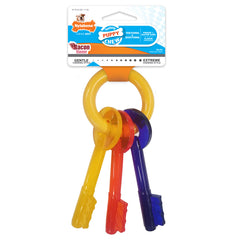 Nylabone Bacon Puppy Teething Keys, Small