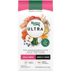 Nutro Ultra Adult Small Breed Dry Dog Food, Chicken, Lamb and Salmon Protein Trio