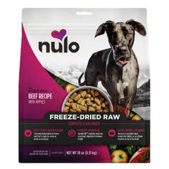 Nulo Freeze-Dried Raw Beef Recipe with Apples Complete and Balanced Dry Dog Food Kibble
