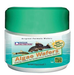 Ocean Nutrition Algae Wafers, Tropical Fish Food, Pleco Wafers, Algae Wafers for Bottom Feeders, Nutritionally Balanced Vegetarian Fish Food for Herbivorous Bottom Feeders