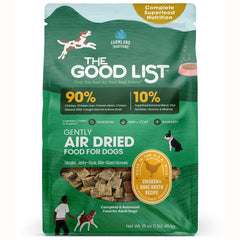 Farmland Traditions The Good List Air-Dried Dog Food, Premium Chicken & Bone Broth for Dogs, Protein Rich & Grain-Free Nutrition