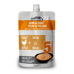 PureBites+ Skin & Coat Squeezables for Cats, only 5 Ingredients