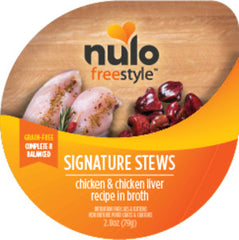 Nulo FreeStyle Cat & Kitten Chicken & Chicken Liver Stew, All Natural Grain-Free Cat Food, 2.80 Ounce (Pack of 24)
